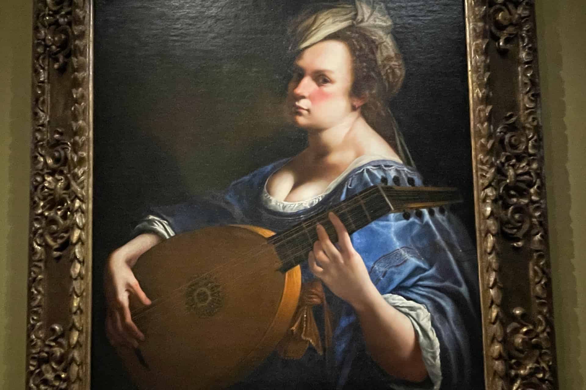 Autoportrait en joueuse de luth