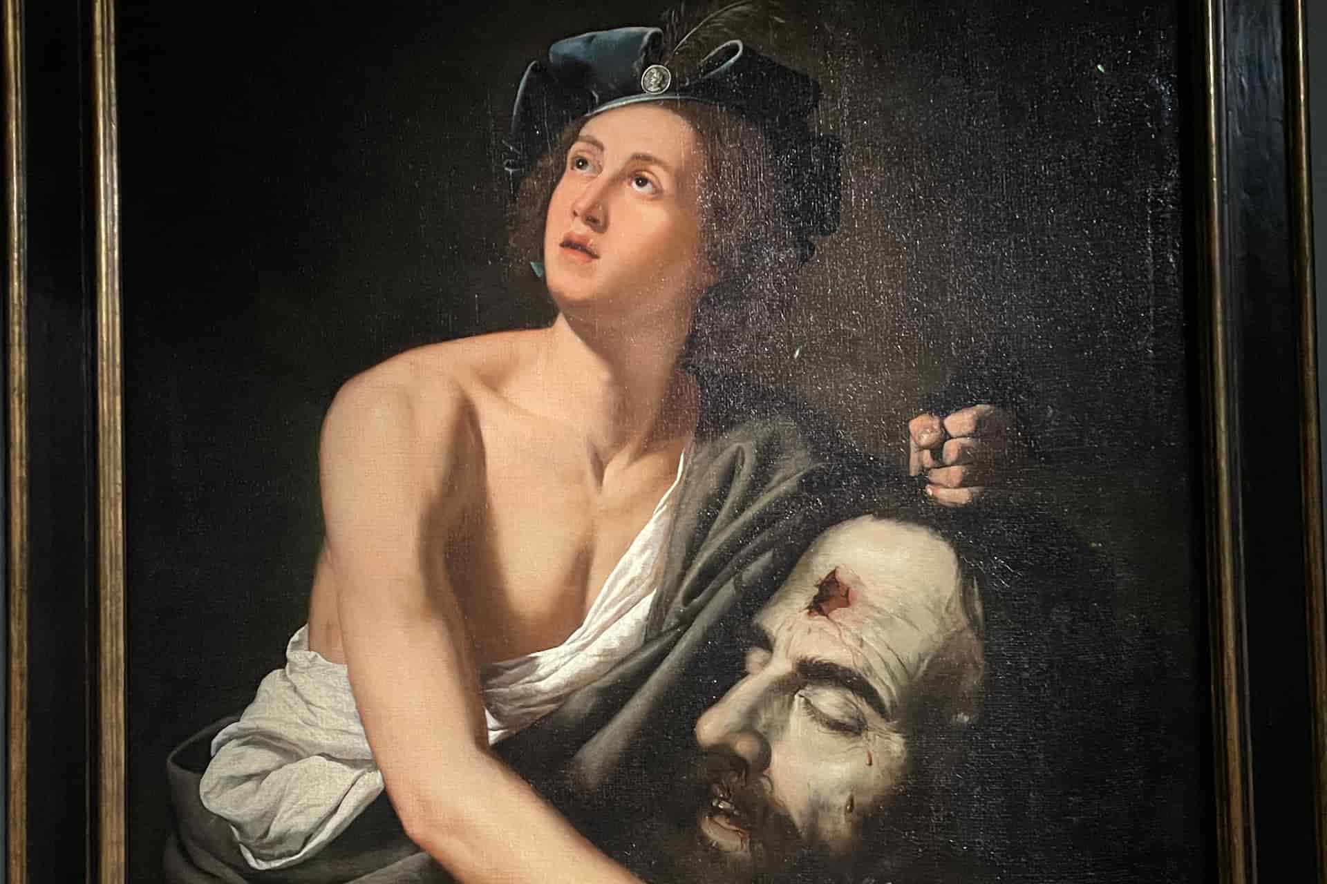 David avec la tête de Goliath