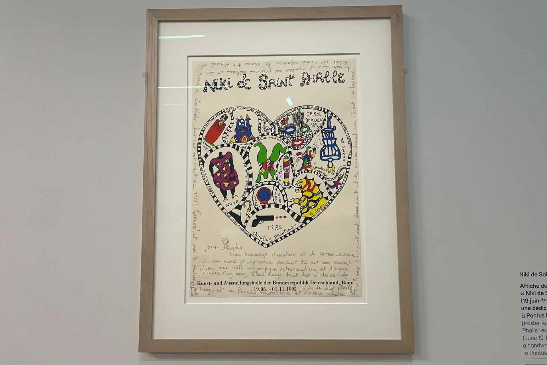 Affiche de l'expo de Niki de Saint Phalle